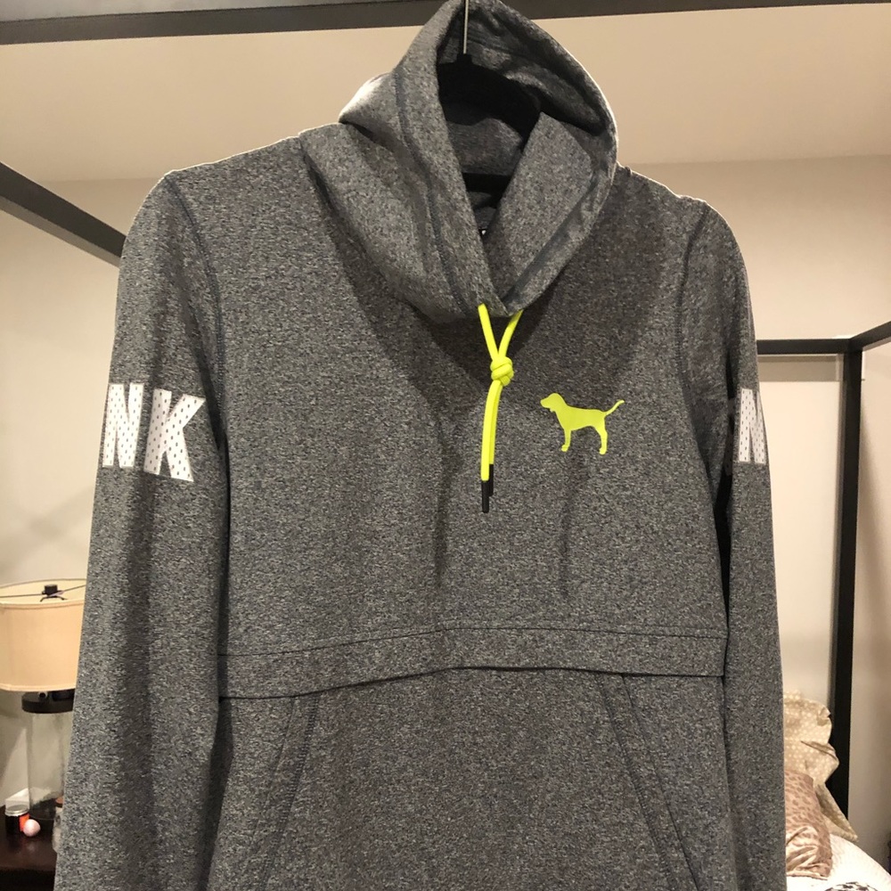 VS PINK MOCK NECK SWEATSHIRT